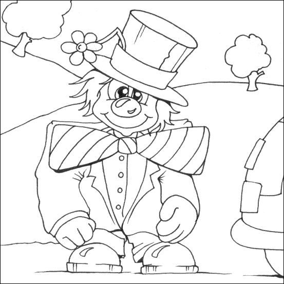 Coloring page: Clown (Characters) #91042 - Free Printable Coloring Pages