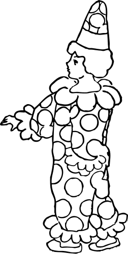 Coloring page: Clown (Characters) #91046 - Free Printable Coloring Pages