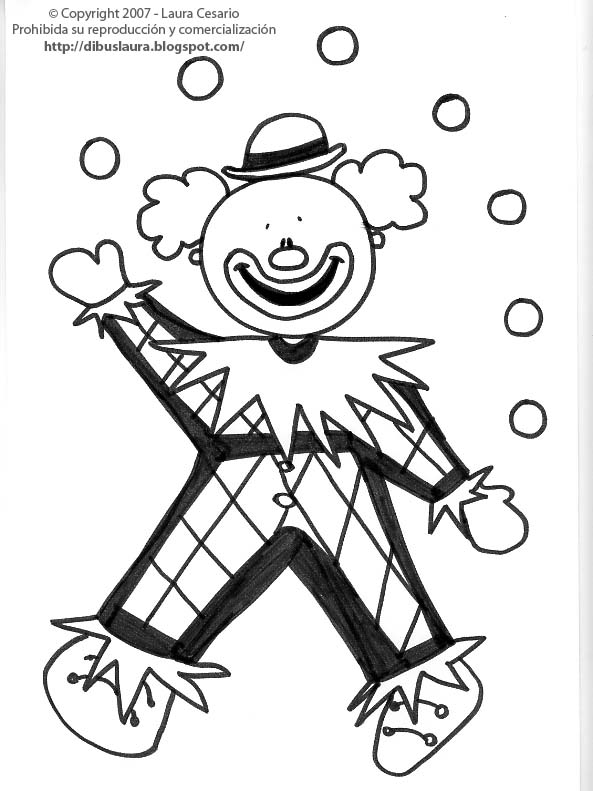 Coloring page: Clown (Characters) #91061 - Free Printable Coloring Pages