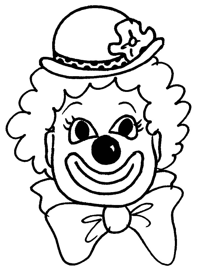 Free Printable Clown Pictures Printable Templates