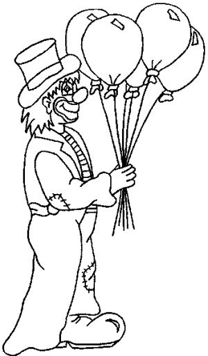 Coloring page: Clown (Characters) #91068 - Free Printable Coloring Pages