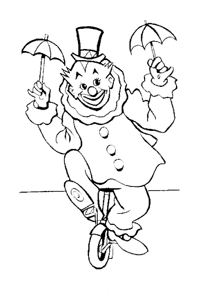 Coloring page: Clown (Characters) #91074 - Free Printable Coloring Pages