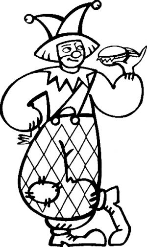 Coloring page: Clown (Characters) #91087 - Free Printable Coloring Pages