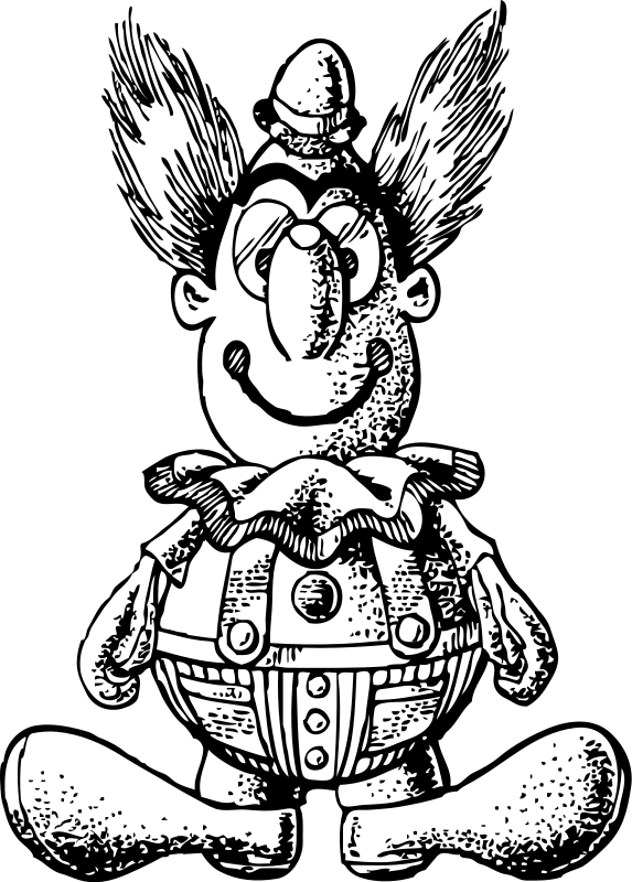Coloring page: Clown (Characters) #91090 - Free Printable Coloring Pages