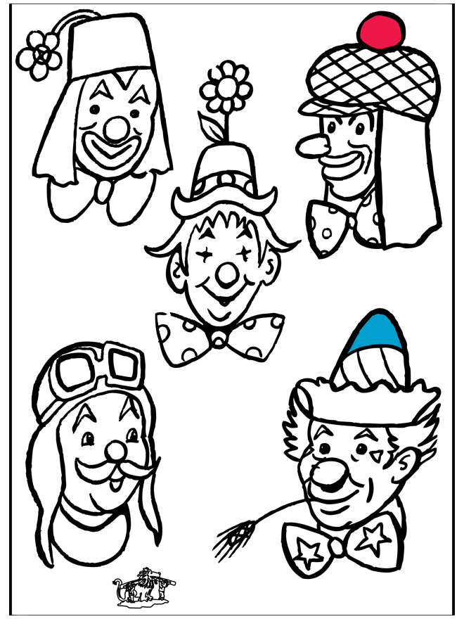 Coloring page: Clown (Characters) #91099 - Free Printable Coloring Pages
