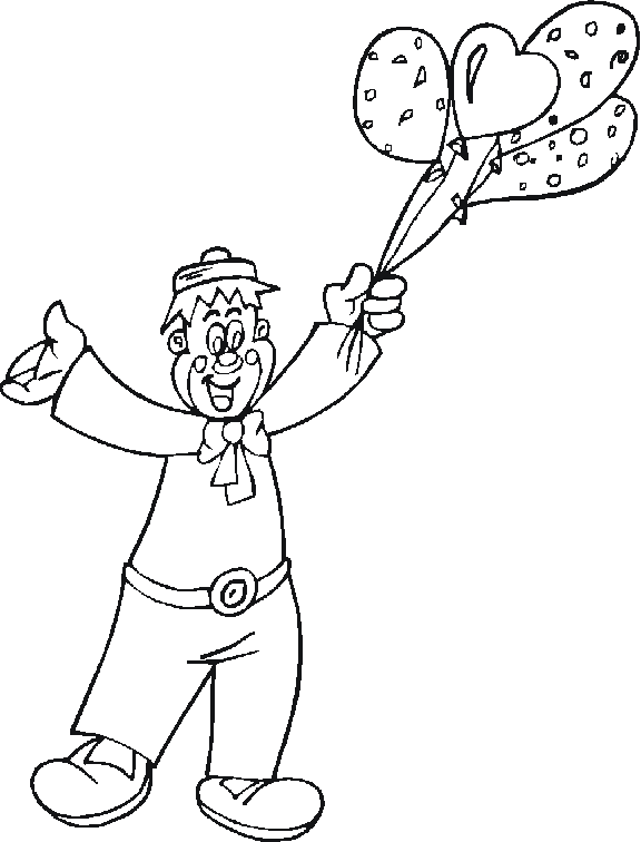 Coloring page: Clown (Characters) #91103 - Printable coloring pages