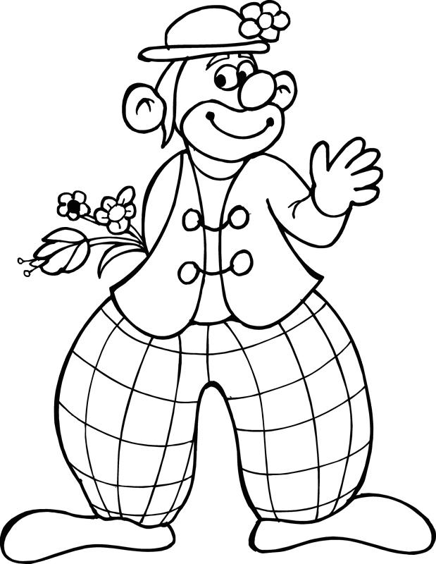 Coloring page: Clown (Characters) #91119 - Printable coloring pages
