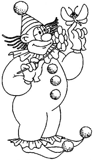 Coloring page: Clown (Characters) #91121 - Printable coloring pages