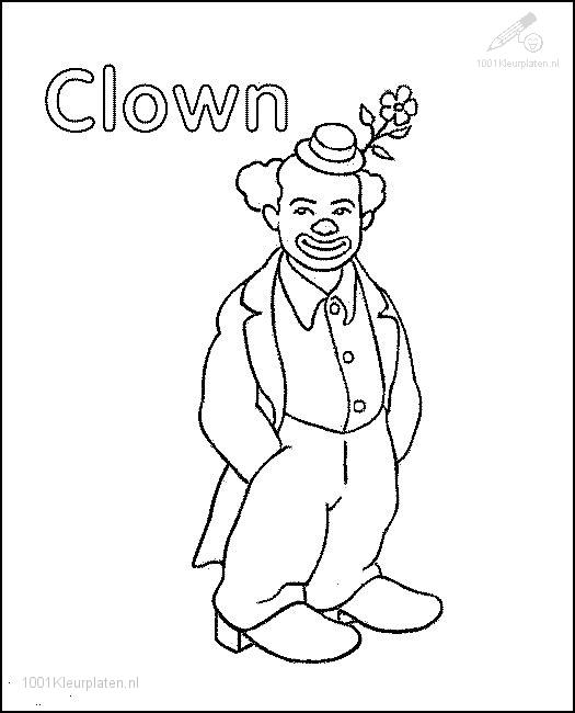 Coloring page: Clown (Characters) #91127 - Printable coloring pages