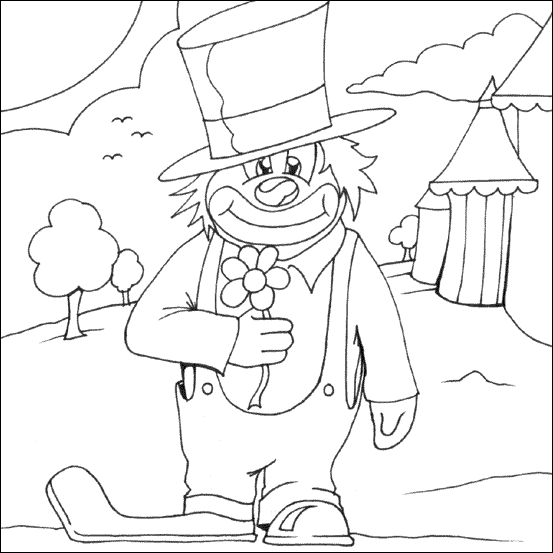 Coloring page: Clown (Characters) #91128 - Free Printable Coloring Pages