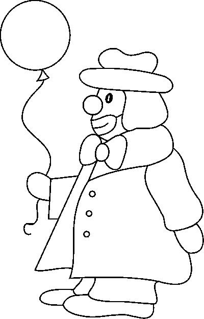 Coloring page: Clown (Characters) #91140 - Free Printable Coloring Pages