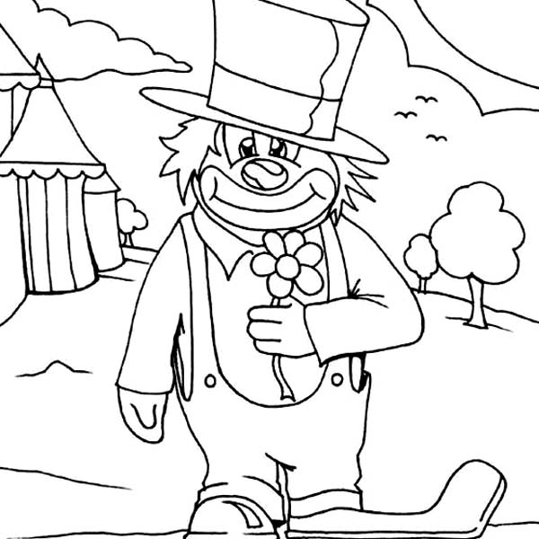 Coloring page: Clown (Characters) #91153 - Printable coloring pages