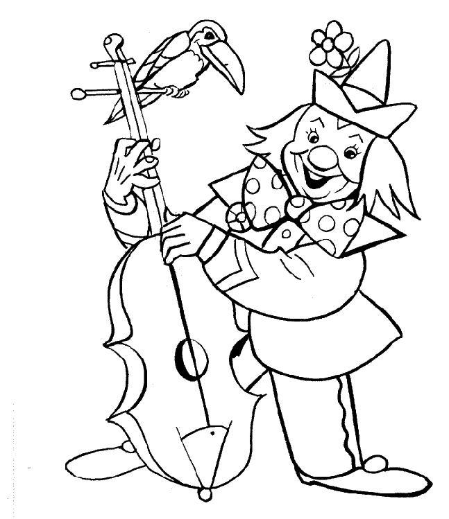 Coloring page: Clown (Characters) #91155 - Free Printable Coloring Pages