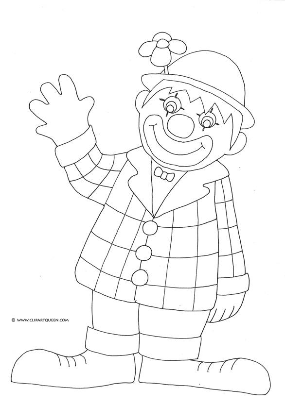 Coloring page: Clown (Characters) #91166 - Printable coloring pages
