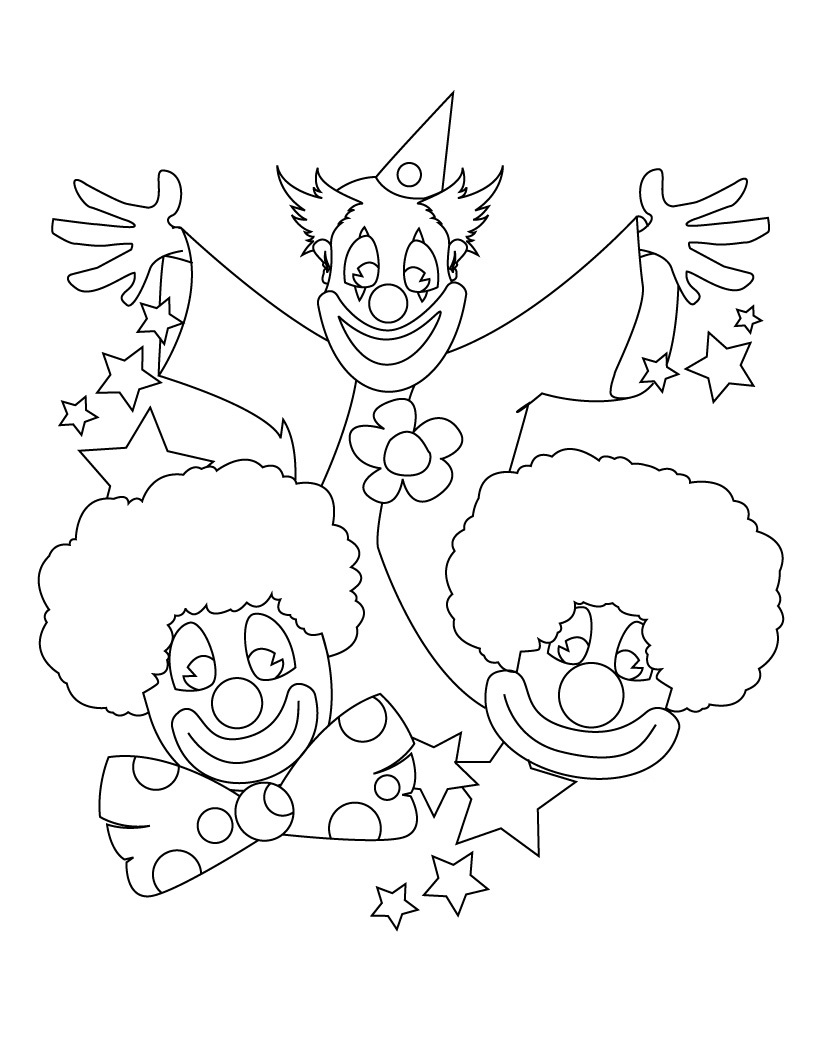 Coloring page: Clown (Characters) #91181 - Free Printable Coloring Pages