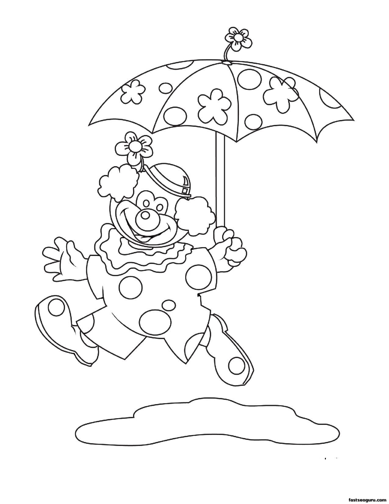 Coloring page: Clown (Characters) #91188 - Free Printable Coloring Pages