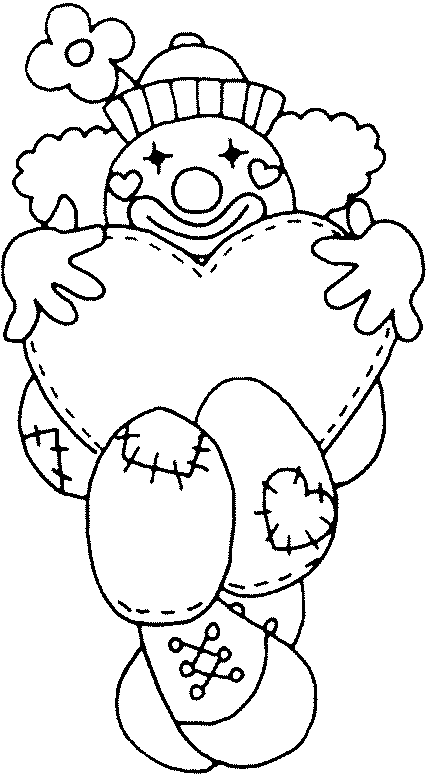 Coloring page: Clown (Characters) #91204 - Free Printable Coloring Pages