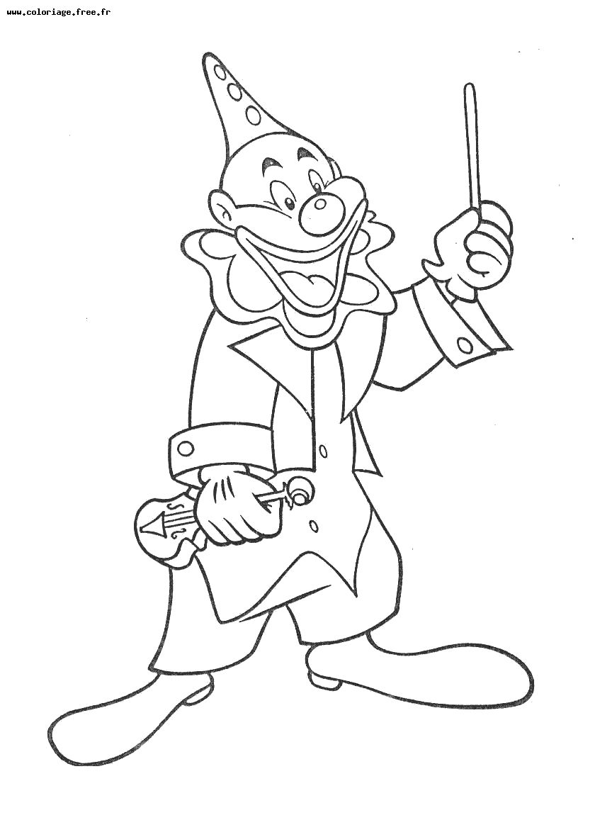 Coloring page: Clown (Characters) #91218 - Printable coloring pages