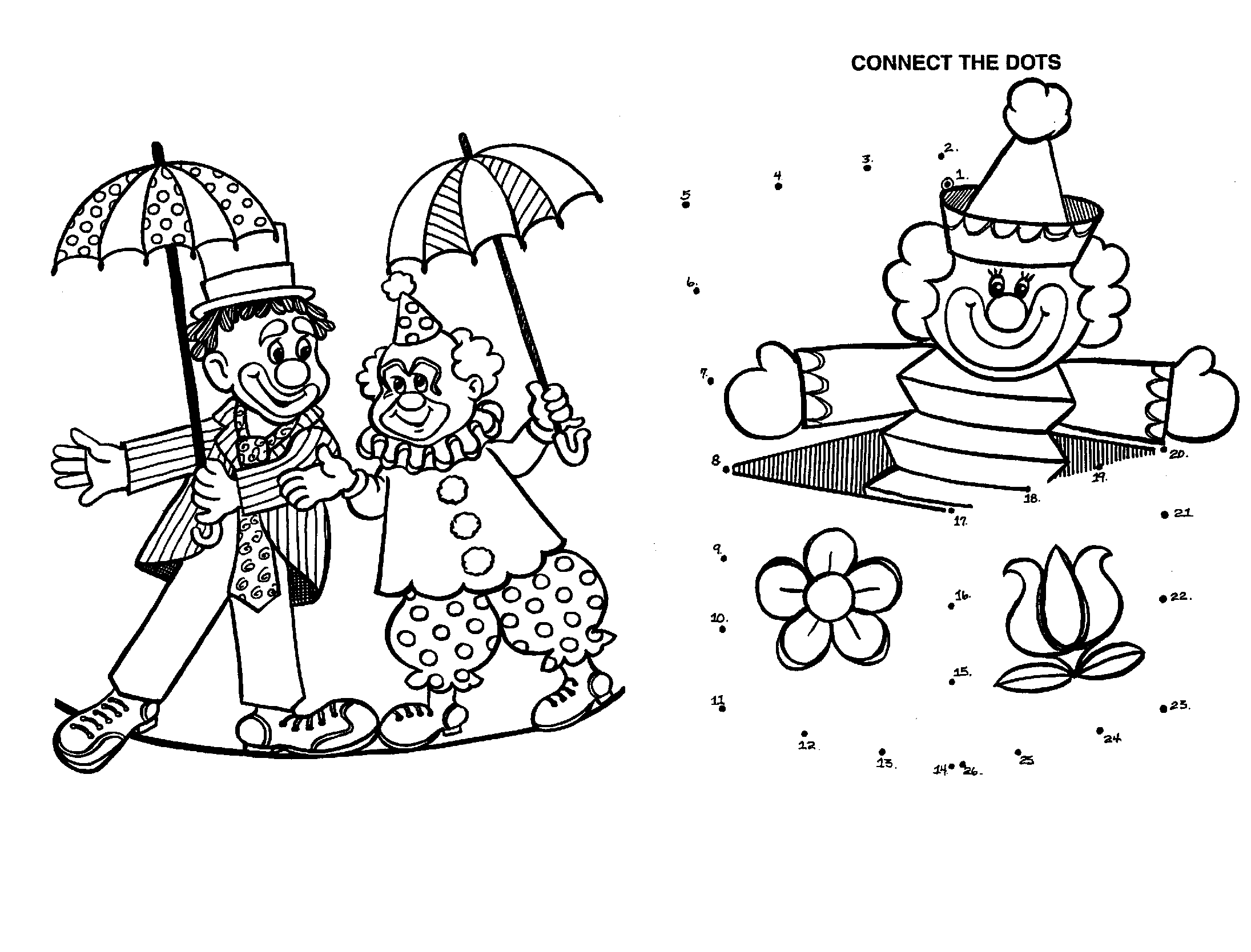 Coloring page: Clown (Characters) #91223 - Free Printable Coloring Pages