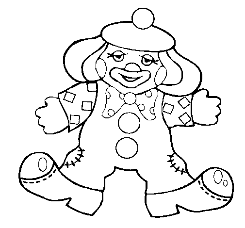Coloring page: Clown (Characters) #91225 - Free Printable Coloring Pages