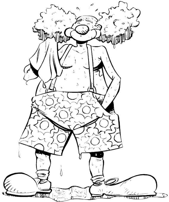 Coloring page: Clown (Characters) #91236 - Printable coloring pages