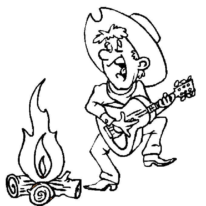 Coloring page: Cowboy (Characters) #91429 - Printable coloring pages