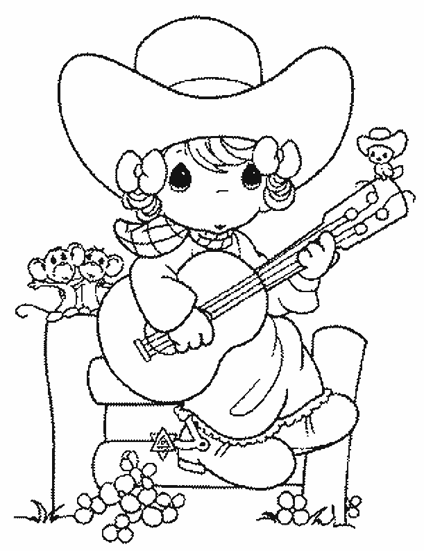 Coloring page: Cowboy (Characters) #91451 - Free Printable Coloring Pages