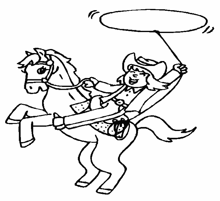 Coloring page: Cowboy (Characters) #91453 - Printable coloring pages