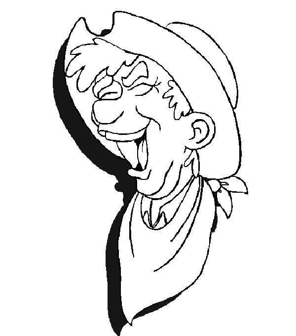 Coloring page: Cowboy (Characters) #91472 - Printable coloring pages