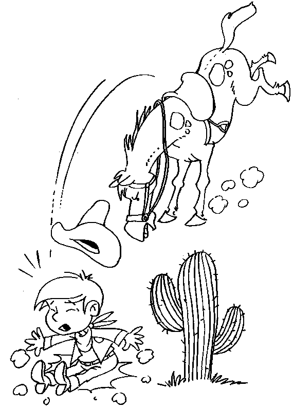 Coloring page: Cowboy (Characters) #91482 - Printable coloring pages