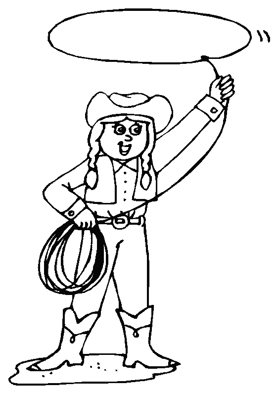 Coloring page: Cowboy (Characters) #91483 - Free Printable Coloring Pages