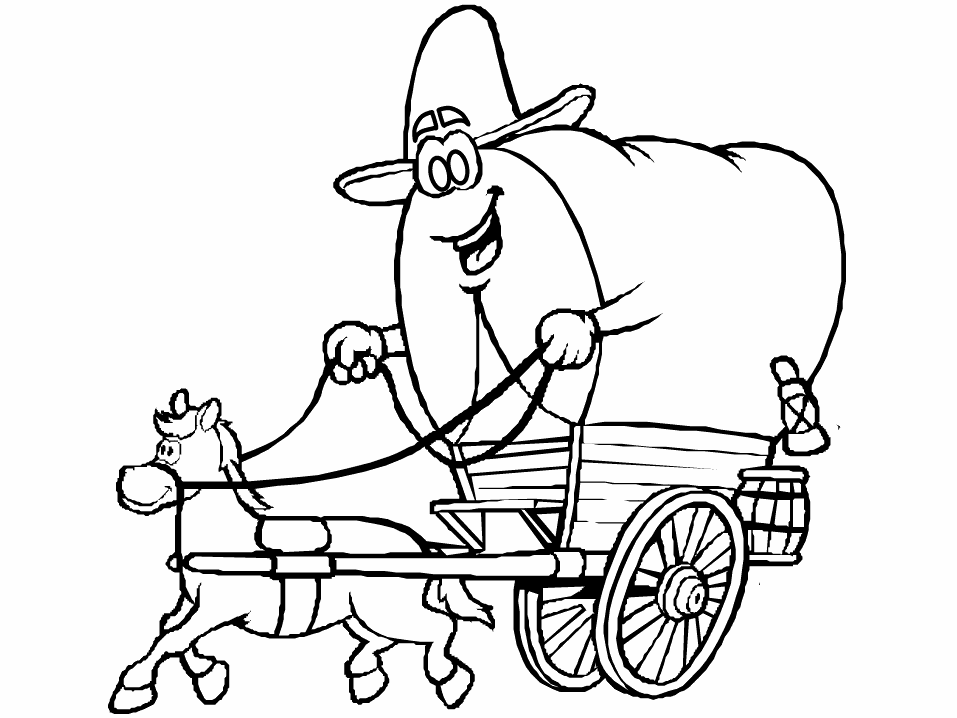 Coloring page: Cowboy (Characters) #91508 - Free Printable Coloring Pages