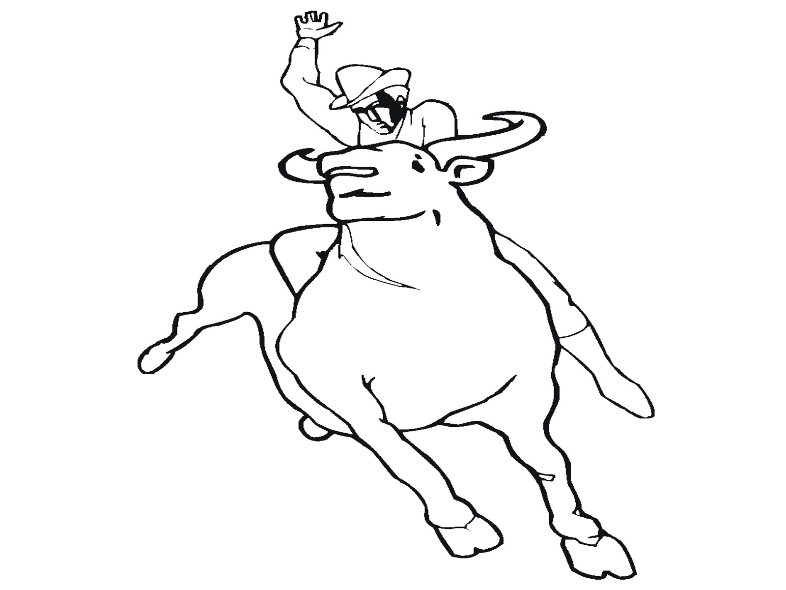 Coloring page: Cowboy (Characters) #91513 - Free Printable Coloring Pages
