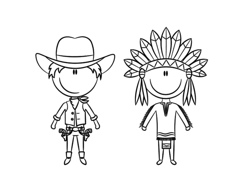 Coloring page: Cowboy (Characters) #91522 - Free Printable Coloring Pages