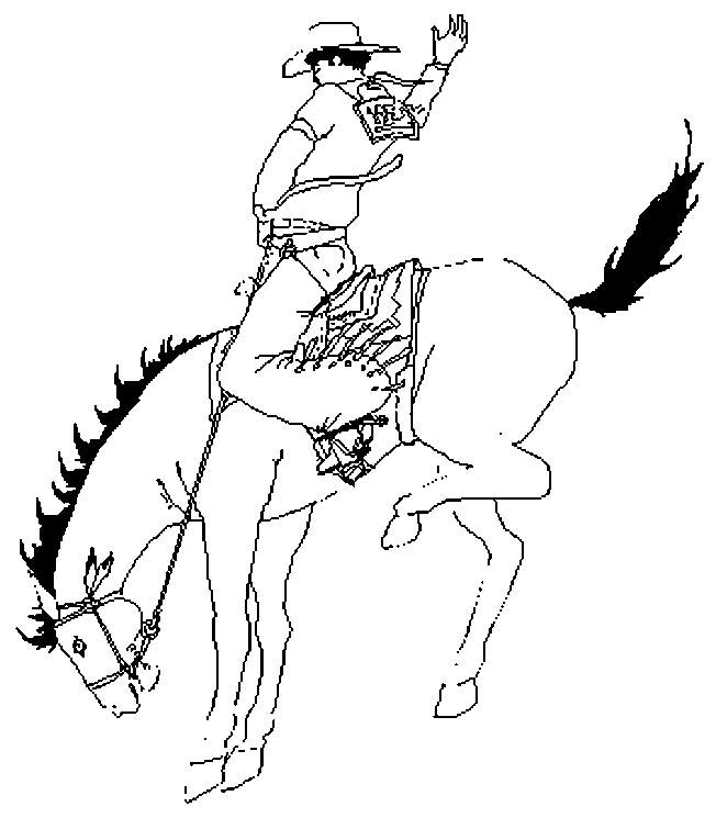 Coloring page: Cowboy (Characters) #91528 - Printable coloring pages