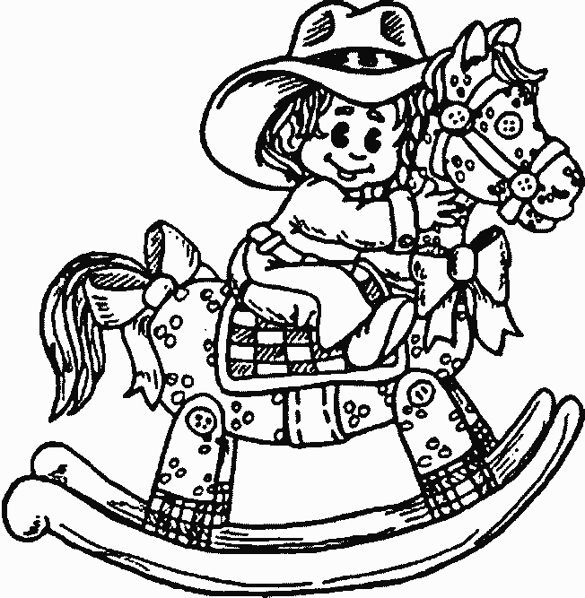 Coloring page: Cowboy (Characters) #91531 - Free Printable Coloring Pages