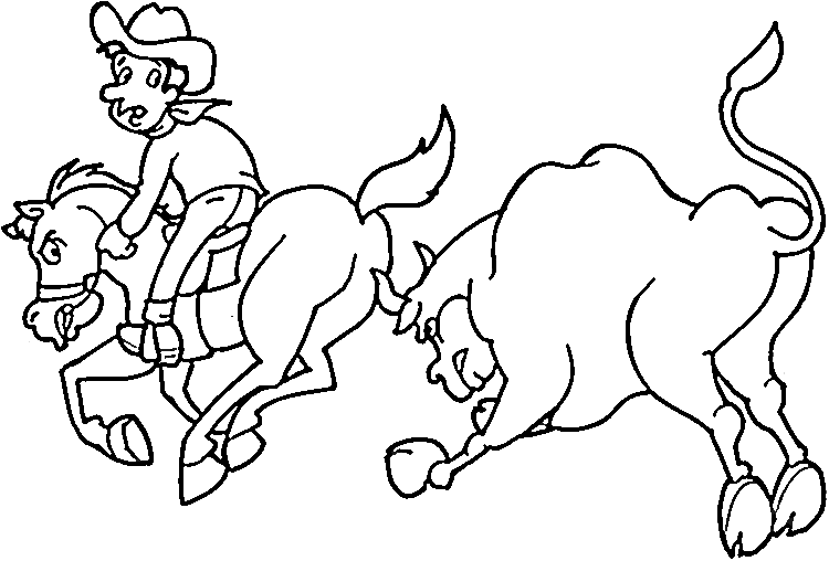 Coloring page: Cowboy (Characters) #91534 - Free Printable Coloring Pages