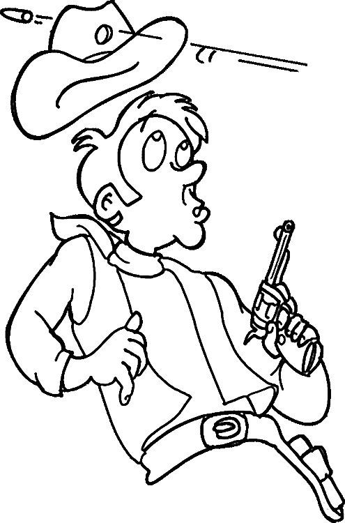 Coloring page: Cowboy (Characters) #91538 - Free Printable Coloring Pages