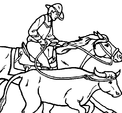 Coloring page: Cowboy (Characters) #91550 - Printable coloring pages