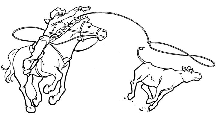 Coloring page: Cowboy (Characters) #91622 - Printable coloring pages