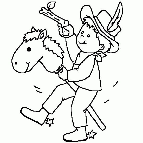 Coloring page: Cowboy (Characters) #91628 - Printable coloring pages