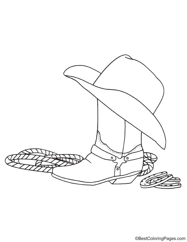 Coloring page: Cowboy (Characters) #91641 - Printable coloring pages