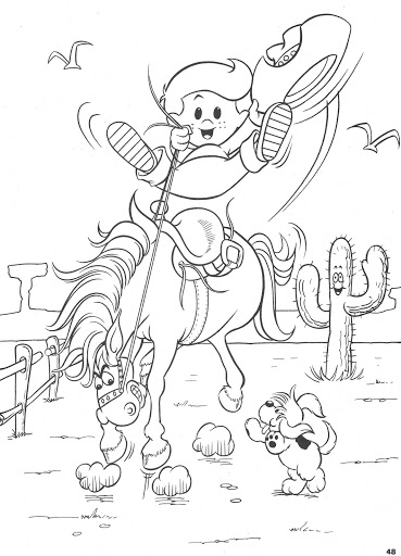 Coloring page: Cowboy (Characters) #91651 - Printable coloring pages