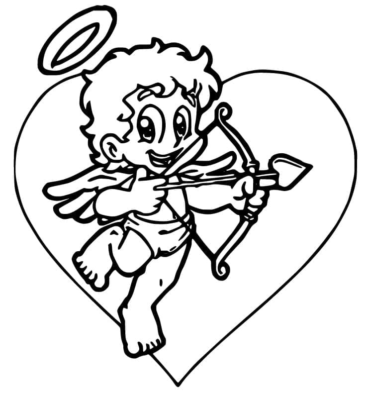 Free printable Cupid coloring page #196296 from Characters collection