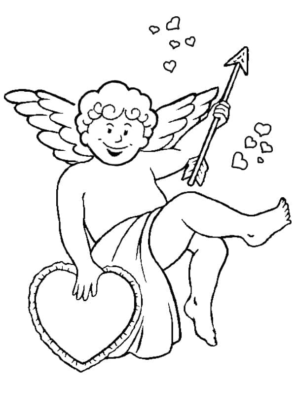 Free printable Cupid coloring page #196304 from Characters collection