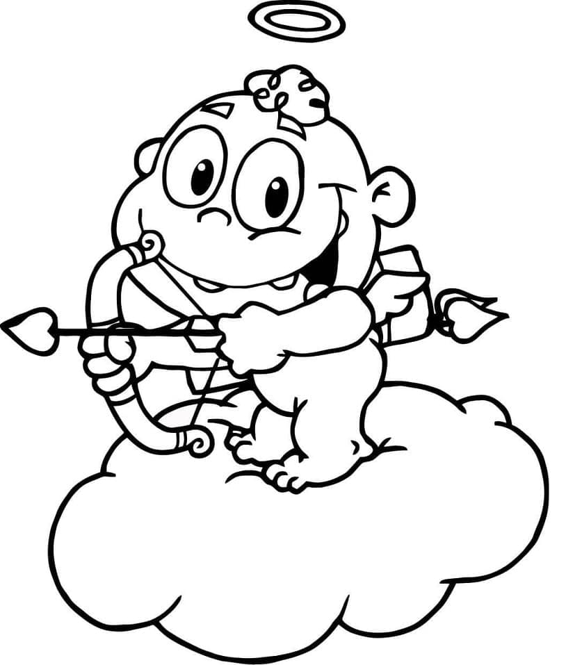 Free printable Cupid coloring page #196327 from Characters collection
