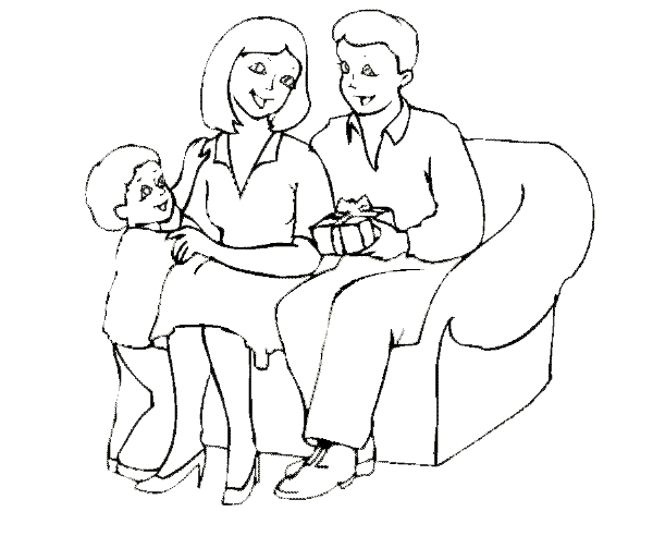 Coloring page: Dad (Characters) #103511 - Printable coloring pages