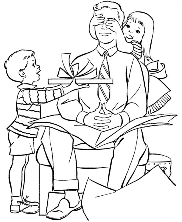 Coloring page: Dad (Characters) #103614 - Free Printable Coloring Pages