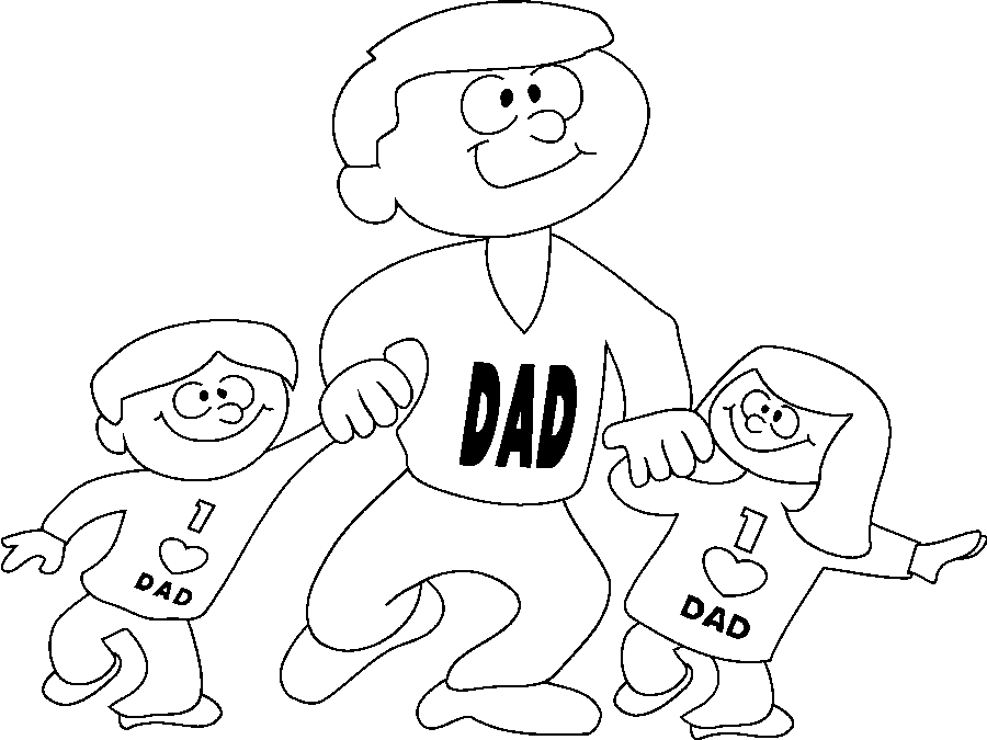 Coloring page: Dad (Characters) #103635 - Free Printable Coloring Pages