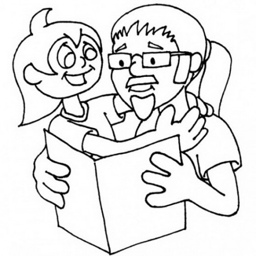 Coloring page: Dad (Characters) #103663 - Free Printable Coloring Pages